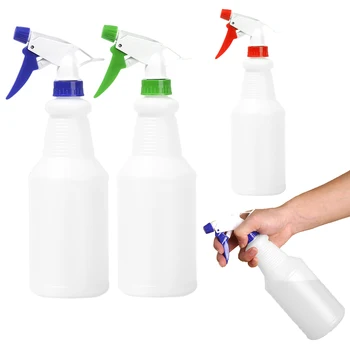 Бутылки С распылителем Бутылка с распылителем воды для чистки 600 мл Триггерный распылитель Пустые пластиковые бутылки для распыления для домашнего садоводства