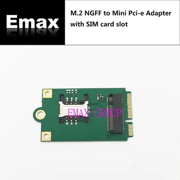 Адаптер M.2 для pcie ngff для Mini Pci-e со слотом для SIM-карты для EM06-A, EM12-G, EM7565, EM7511, LM940, EM160R-GL, EM120R-GL