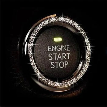 Брелок для Ключей Зажигания Crystal Car Engine Start Stop для Mercedes-Benz X166 X253 W166 C292 X204 GLK Автомобильные Аксессуары