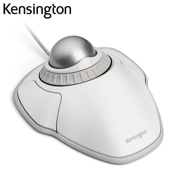 Оригинальная Трекбольная Мышь Kensington Orbit с Оптическим USB-кольцом Прокрутки для ПК или Ноутбука AutoCAD Photoshop K72500WW