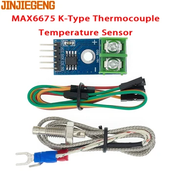 1 компл. MAX6675 K-тип Термопары Датчик Температуры-200 ~ 1300C Диапазон SPI Модуль 4 Контакта Провода 5 В постоянного тока Для Arduino
