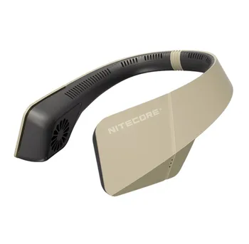 Подвесной шейный вентилятор NITECORE NEF20, Безлопастное зарядное устройство USB-C, воздушный охладитель на шейном ремне