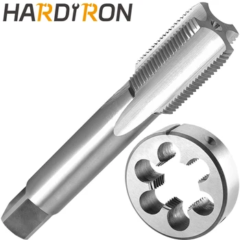 Hardiron 1-1 / 8-16 Снимите метчик и набор штампов с правой стороны, 1-1 / 8 x 16 СНИМИТЕ машинные метчики с резьбой и круглые штампы