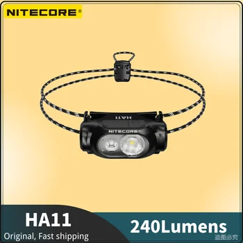 Налобный фонарь NITECORE HA11 Сверхлегкий Максимальная мощность 240 люмен с батареей