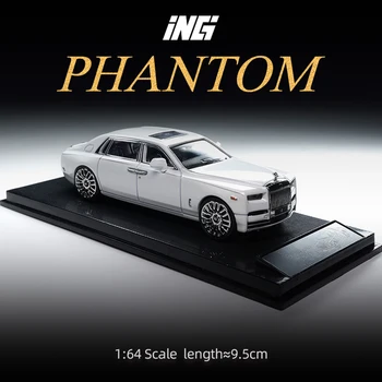 ING 1:64 Rolls-Royce Phantom черный металлик / жемчужно-белый / синий лимитированная модель автомобиля 399 г.