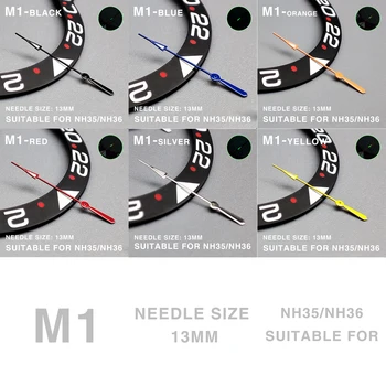 Аксессуары для модификации, иглы для часов Nh35, механическая стрелка для часов Seiko с водолазным ушком, подходит для Nh36 / 4R