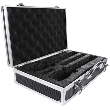 Коробка для микрофона Защитный контейнер Беспроводной Держатель Чехол для хранения Органайзер Чемодан Микрофоны