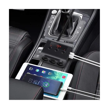 Автомобильная Bluetooth-зажигалка TR12, одно на троих, Автомобильное зарядное устройство, Универсальные автомобильные принадлежности A