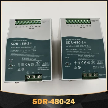 1 шт 24 В 20A 480 Вт импульсный источник питания для MW SDR-480-24