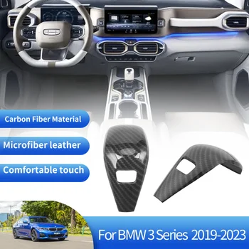 для BMW 3 Серии G20 G21 G28 2019 2020 2021 2022 2023 Ручка Автоматического Переключения Передач Из Углеродного Волокна, Накладка На Ручку, Наклейка, Аксессуары