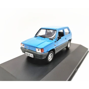 Редкая Статическая коллекционная модель автомобиля Fiat Panda 4x4 1990 года в масштабе 1/43 из синего сплава, Отлитая под давлением Металлическая игрушка, Праздничный подарок, Орнамент, Сувенир