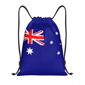 Рюкзак на шнурке с флагом Австралии, спортивная спортивная сумка для мужчин и женщин, Тренировочный рюкзак Australian Pride