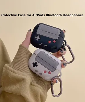 Для AirPods Pro2 защитный чехол для Bluetooth-гарнитуры с защитой от падения, ударопрочный силиконовый мягкий чехол AirPods поколения 3 защитный чехол