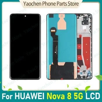 Для Huawei Nova 8 5G ЖК-дисплей с сенсорным экраном, дигитайзер для дисплея Nova 8 ANG-AN00 в сборе с инструментами