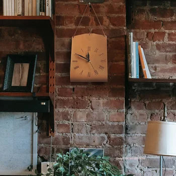 роскошные декоративные часы в форме сумки креативные настенные часы современного искусства в стиле ретро кожаная спальня бесшумные настенные часы для бара и кафе decoratio