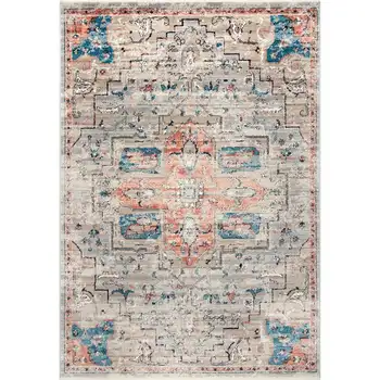 Персидский винтажный коврик, 4 'x 6', бежевый