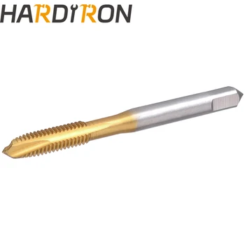 Спиральный метчик Hardiron M2.5, титановое покрытие HSS, метчик для нарезания спиральной заглушки M2.5 X 0,45