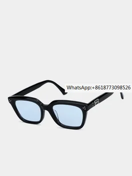 Солнцезащитные очки GM retro, женские senior sense, 2023 новые близорукие солнцезащитные очки Musee в маленькой оправе, мужские квадратные солнцезащитные очки