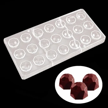 21 Сетка 3D формы для шоколадных шариков Лоток Форма для выпечки Сфера Поликарбонатная форма для шоколада Формы для выпечки конфет Кондитерские инструменты