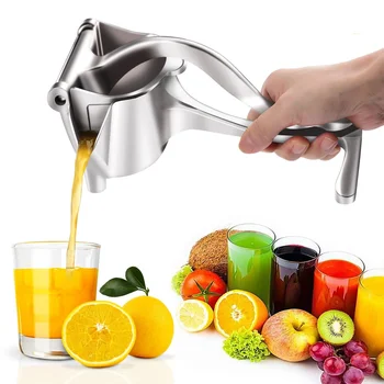 Ручная кухонная соковыжималка для апельсинов, аксессуары для сока из алюминиевого сахарного тростника и граната, ручной инструмент из лимонного сплава