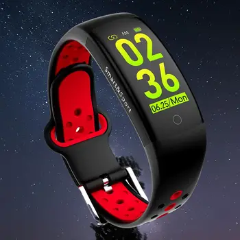 Смарт-браслет Q6S: превосходные часы с цветным экраном и расширенным мониторингом сердечного ритма
