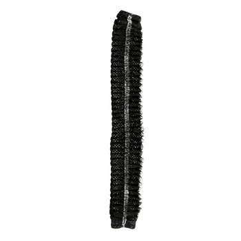 Одноразовые сетки для волос из 100 предметов, прочные нетканые Эластичные черные сетки для головных уборов для общественного питания, кухонные принадлежности