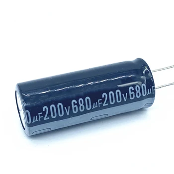 10 шт./лот 680 МКФ 200 В 680 МКФ алюминиевый электролитический конденсатор размером 18*50 200V680UF 20%