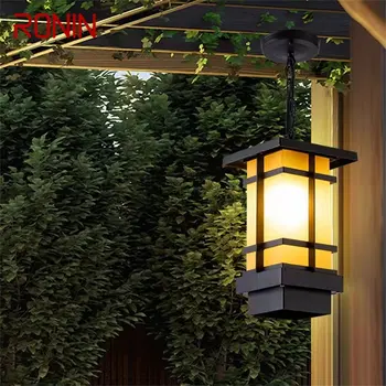 Классический подвесной светильник RONIN, уличная ретро светодиодная лампа, водонепроницаемая для украшения дома в коридоре