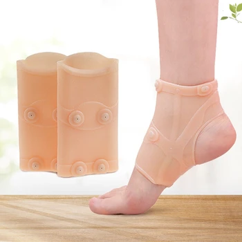 Новый бандаж для магнитотерапии, защитный кожух, Силиконовая компрессионная поддержка, носок с рукавом для ног при растяжении связок, тендините, боли в пятке