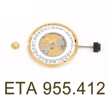 Новые оригинальные швейцарские механизмы ETA 955.412 955412 Кварцевый механизм с тремя стрелками