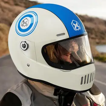 Винтажные шлемы Термошлемы с защитой от запотевания, двойное зеркальное наружное зеркало для катания на коньках и шоссейных велосипедных шлемах