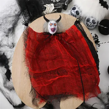 Забавные украшения на Хэллоуин Идеальный подарок Кукла-подвеска со злым призраком На Хэллоуин 2023 Детские подарки Дом с привидениями Странный