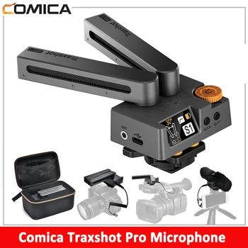 Трансформируемый микрофон Comica Traxshot Pro Super Cardioid Shotgun Mic для Canon Nikon Sony Camera Phone Планшетного компьютера PC