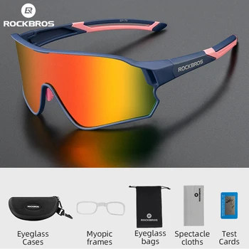 Официальные очки ROCKBROS с поляризацией UV400, солнцезащитные очки для велоспорта, Уличные Велосипедные очки