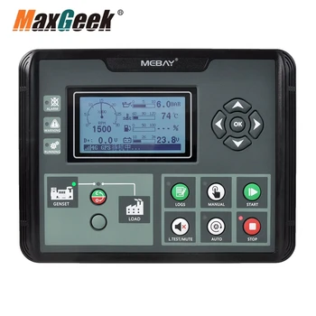 Maxgeek MEBAY DC50C-4G Контроллер генераторной установки Контроллер генератора Поддерживает облачное управление 4G, GPS-позиционирование