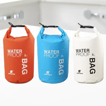 5-литровый водонепроницаемый мешок для сушки, сумка, каноэ, каякинг, кемпинг, сплавной поход