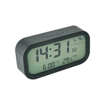 Цифровой будильник в скандинавском стиле, Многофункциональные жидкокристаллические Электронные прикроватные часы, Температурный календарь повтора, настольные часы для студента