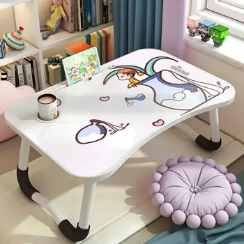 Новая Кровать Aoliviya Sh, стол для ноутбука, Прикроватный стол, складной Ленивый Письменный столик в студенческом общежитии, стол для учебы
