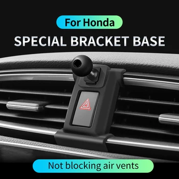 Автомобильный держатель мобильного телефона, Подставка для центрального управления, Навигационный кронштейн для Honda CIVIC CRV Accord XRV FIT VEZEL UR-V