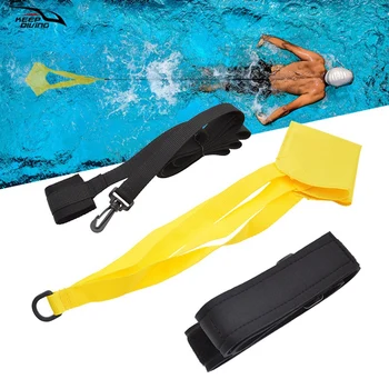 Оборудование для тренировки плавания Парашют Регулируемые водонепроницаемые ремни для тренировки плавания с парашютом сопротивления для детей