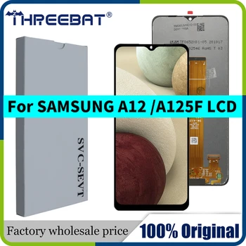 Новый Оригинальный Дисплей Для Samsung Galaxy A12 A125F A125F/DS дисплей ЖК-сенсорный экран дигитайзер В сборе Запасные Части Для Ремонта