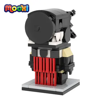 MOOXI Креативная Бензопила Мультяшный строительный блок Фигурка аниме персонажа Модель Сборки Кирпичей Игрушка Для детей Подарок MOC1216