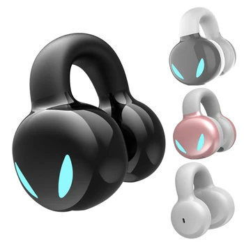Универсальная гарнитура с зажимом для ушей, спортивные наушники с шумоподавлением, более низкое энергопотребление, Bluetooth-совместимые наушники-вкладыши 5.3