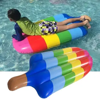 Легко надувать и сдувать игрушечный поплавок для бассейна в форме мороженого цвета радуги, поплавок для бассейна экстра-ультра-комфортной гостиной для бассейна для взрослых