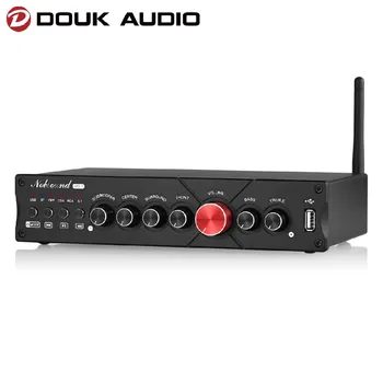 Douk Audio 5.1-Канальный Цифровой Усилитель HiFi Bluetooth 5.0 Приемник USB/КОАКСИАЛЬНЫЙ/OPT Усилитель Мощности Домашнего Кинотеатра с Сабвуфером LDAC