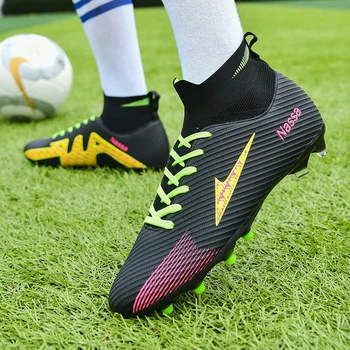 Высококачественная футбольная обувь C. Тренировочная обувь для соревнований Ronaldo, противоскользящие износостойкие футбольные бутсы Fustal, Chuteira Society