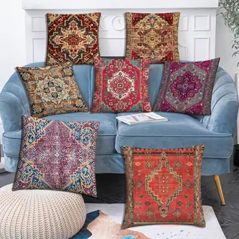 Марокканский этнический принт, креативный чехол для дивана, наволочка, домашний декор, вечерние Автомобильные постельные принадлежности 40 * 40 см, 45 * 45 см