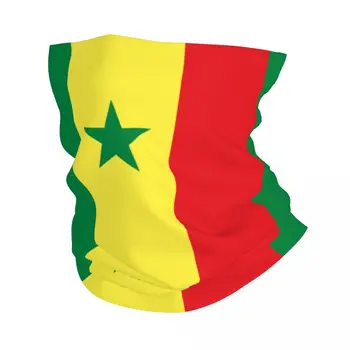 Бандана с флагом Сенегала, гетры для пеших прогулок, езды на велосипеде, Мужской Женский шарф, Сенегальская гордая повязка на голову, грелка