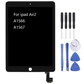 Оригинальный ЖК-дисплей Для iPad Air 2 Air2 A1566 A1567 Планшет С ЖК-дисплеем и Сенсорным Экраном, Дигитайзер В Сборе, Замена A1566 Оригинал