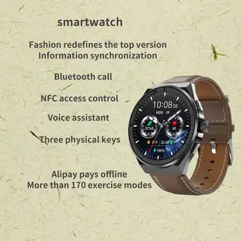 Модные смарт-часы с функцией мониторинга состояния здоровья, водонепроницаемые и подключением по Bluetooth